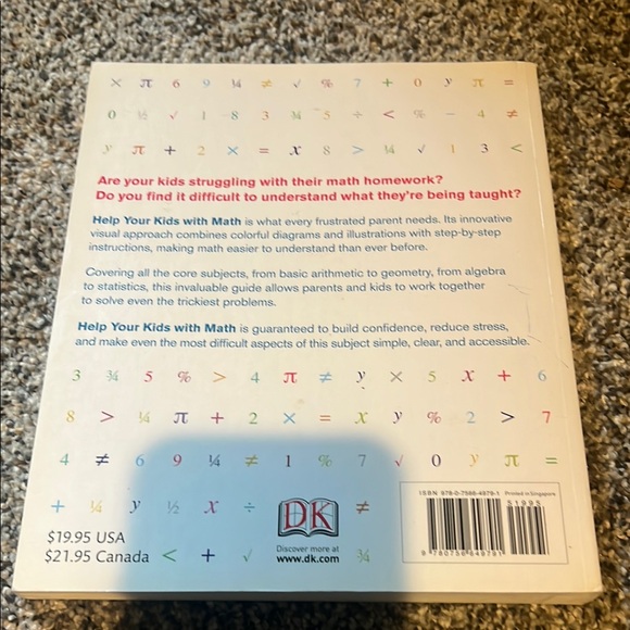 Help Your Kids with Math Step by Step Visual Guide Book - Picture 2 of 3